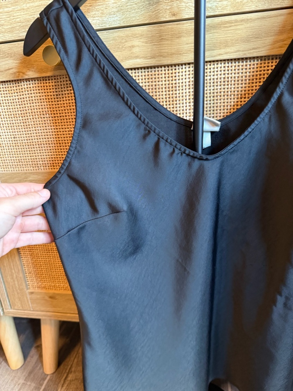 a new day Black U-Neck Tank Top - Picture 2 of 4